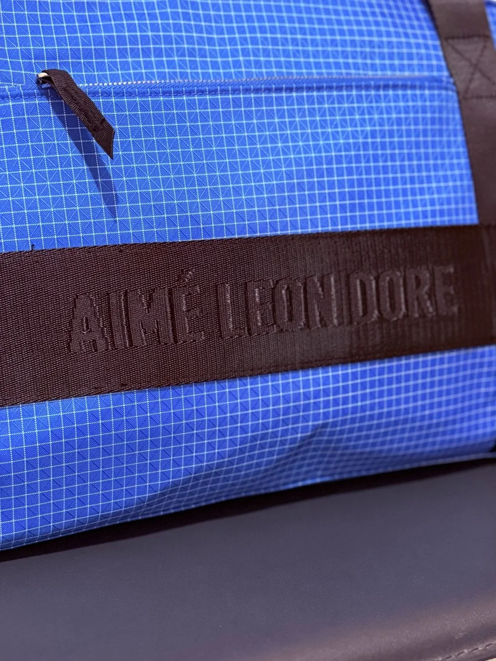 Aime Leon Dore Blue Duffel Bag for Men